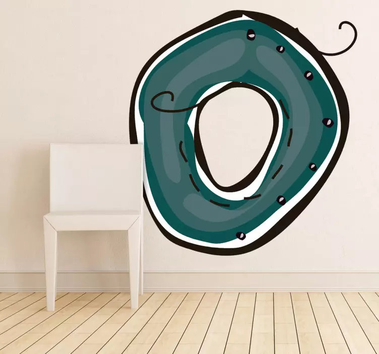 Nummer 0 Aufkleber - TenStickers