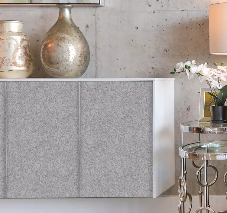 Objekt Aufkleber elegantes monochromes muster - TenStickers