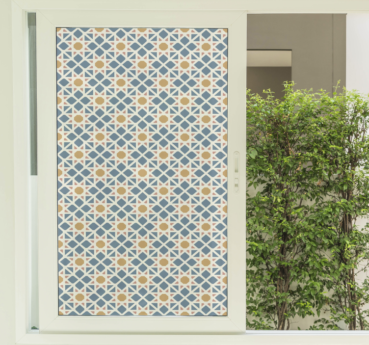 Orientalisches fenster vinyl aufkleber - TenStickers