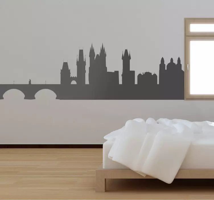 Prag Skyline Aufkleber - TenStickers