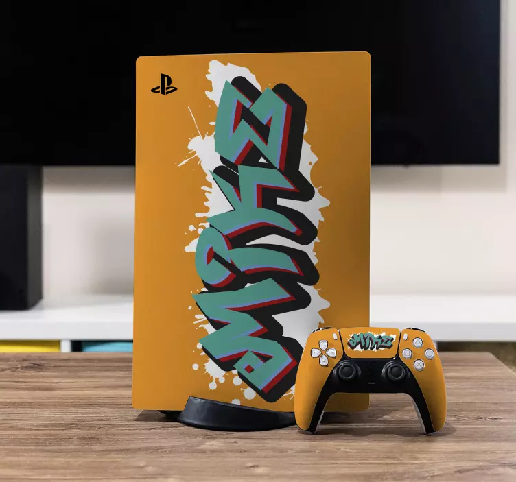 PS5 Skin lebendige action-serie - TenStickers
