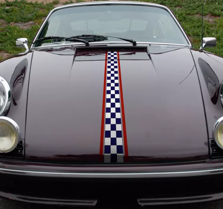 Rennsport-Linien Autoaufkleber - TenStickers