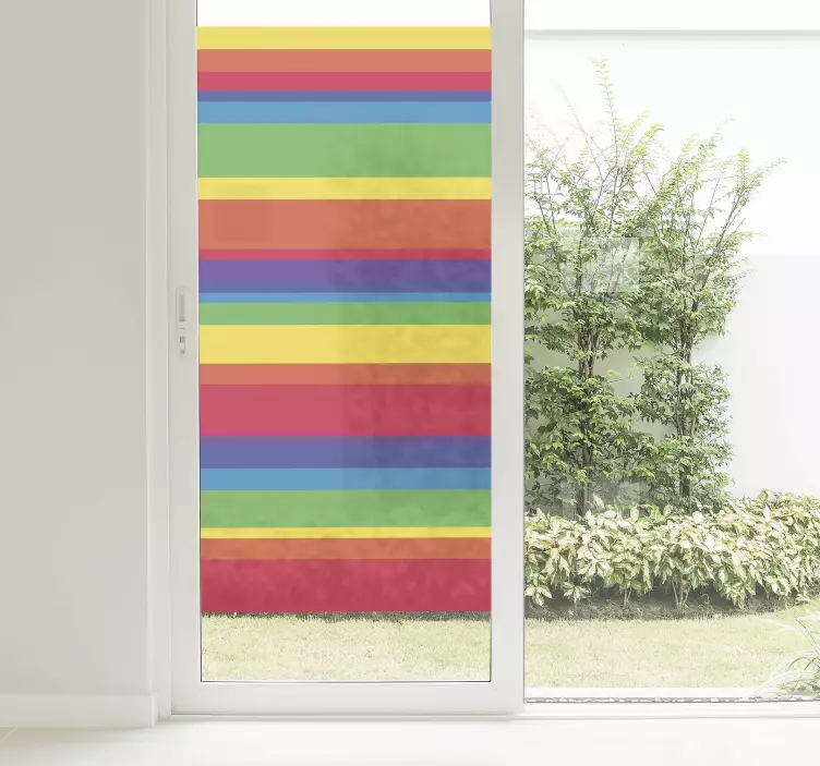RegenbogenFenster Aufkleber für ihre fenster - TenStickers