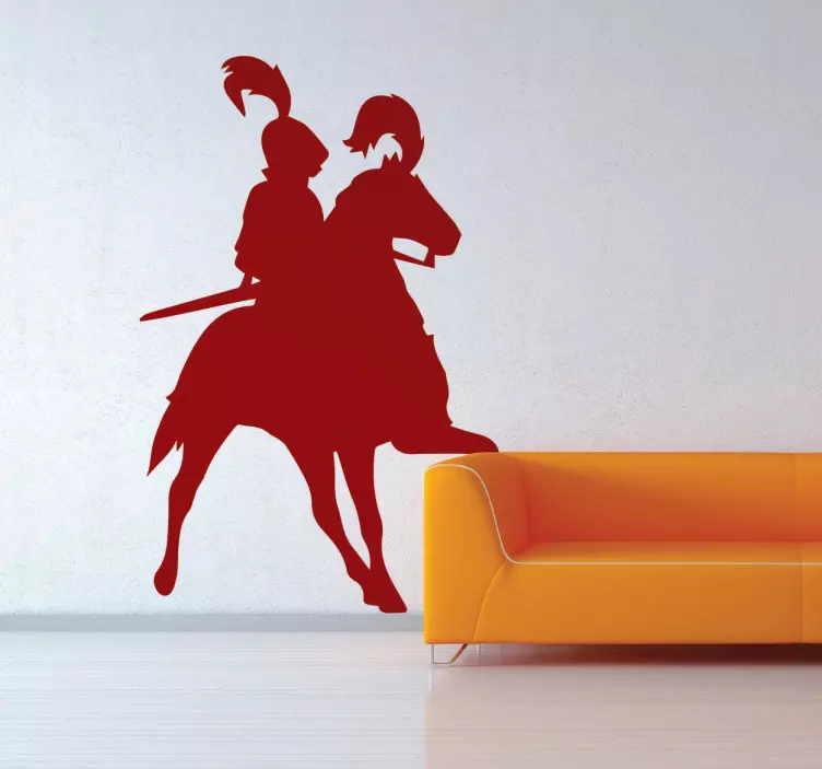 Ritter Wandtattoo - TenStickers