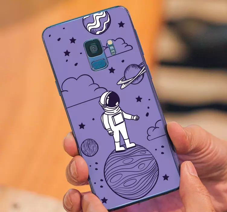 Samsung Sticker astronaut im weltraum - TenStickers