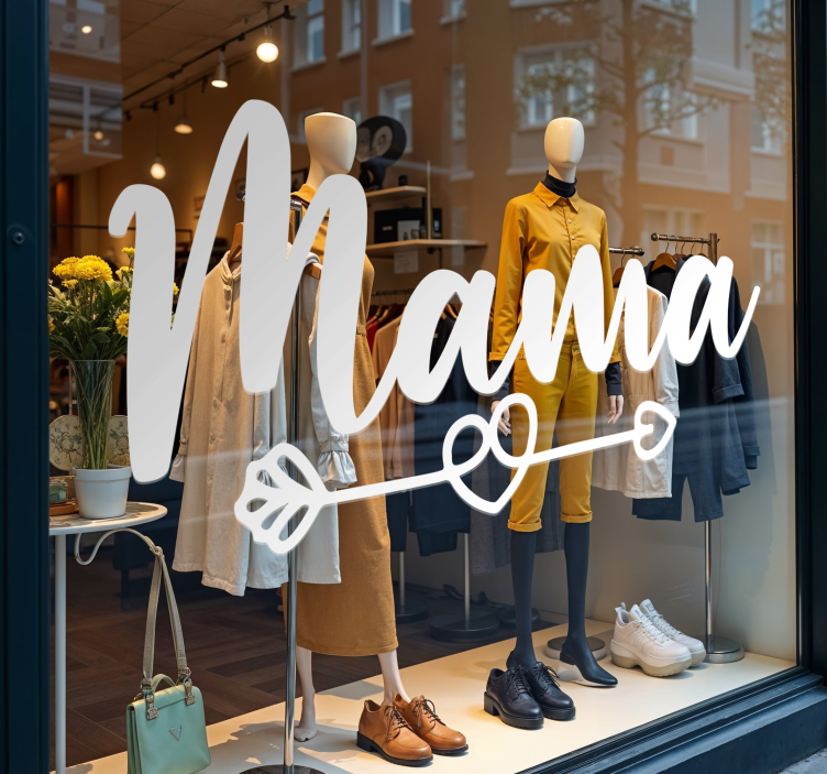 Schaufenster Folie mamaliebe - TenStickers