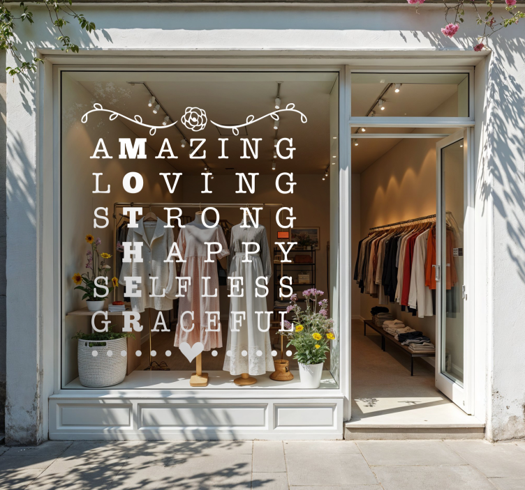 Schaufenster Folie mutterkonzepte - TenStickers