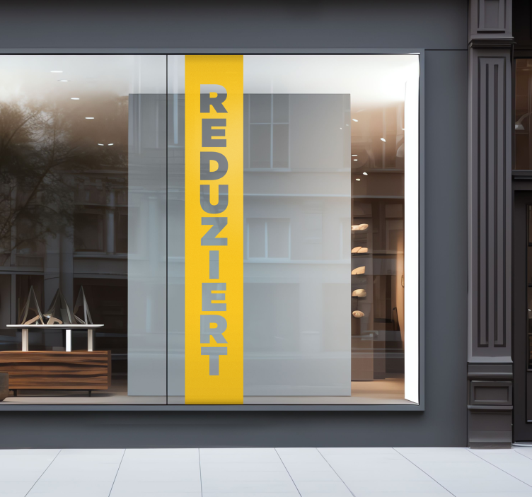 Schaufenster Folie banner für ladenschaufenster - TenStickers