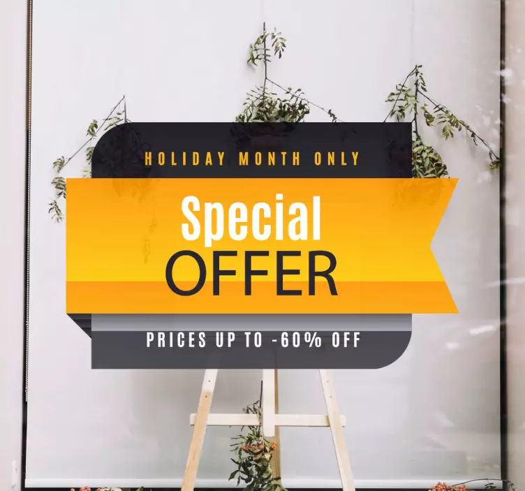 Wandtattoo Black Friday sonderangebot - TenStickers