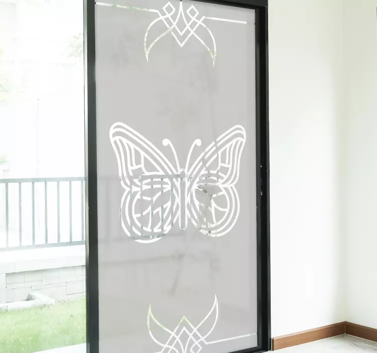 schmetterling silhoutten  Fenster Aufkleber - TenStickers