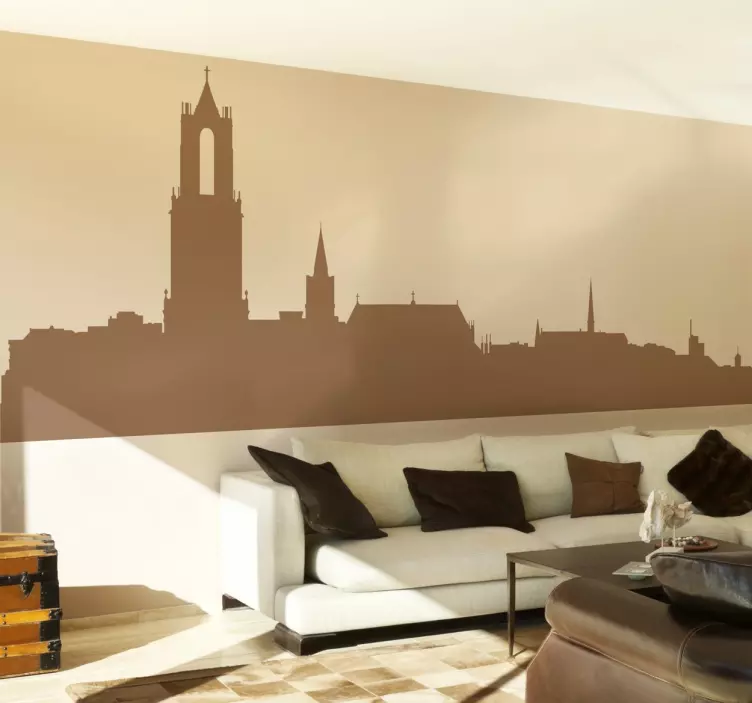 Skyline Utrecht Wandtattoo - TenStickers