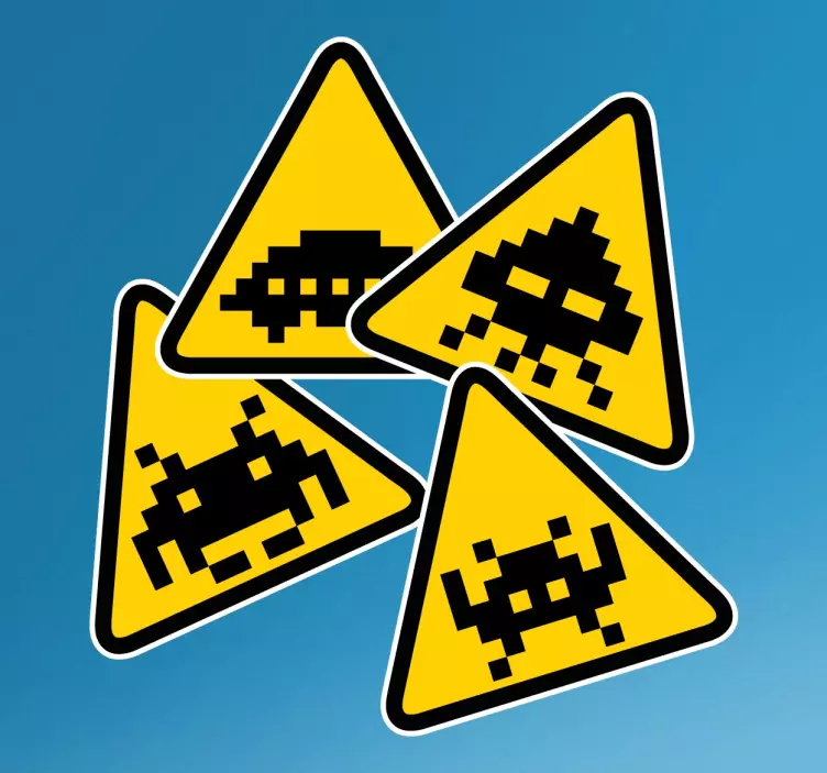 Space Invaders Sticker - TenStickers