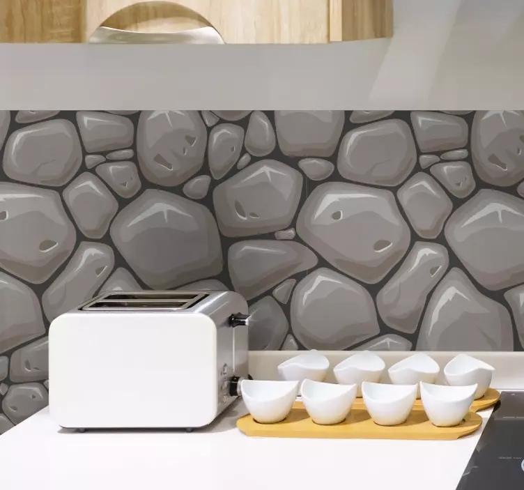 Stein-effekt fototapete aufkleber - TenStickers