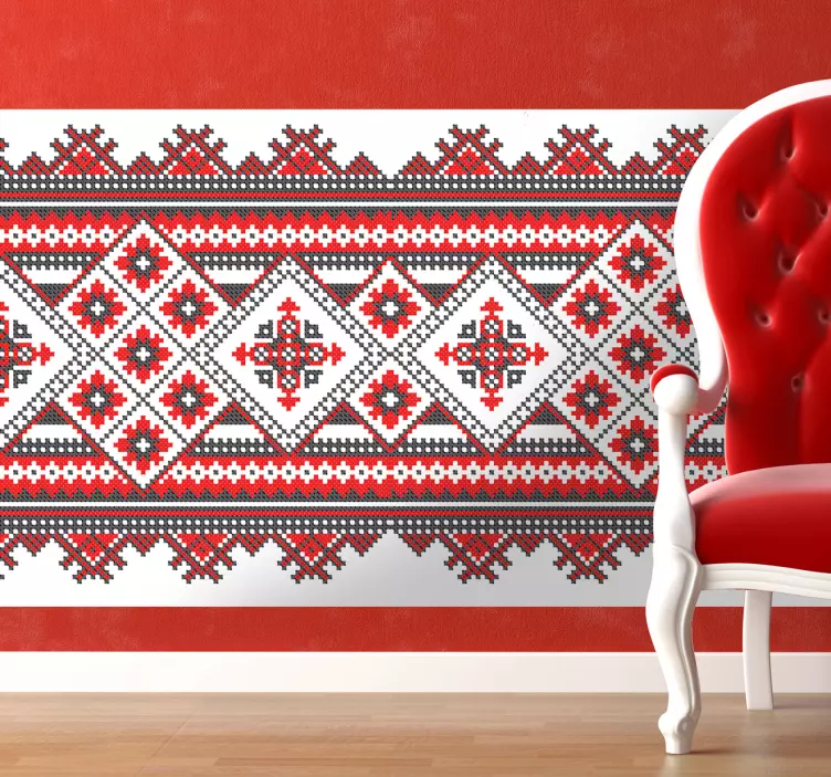 Stick Muster Wandtattoo - TenStickers