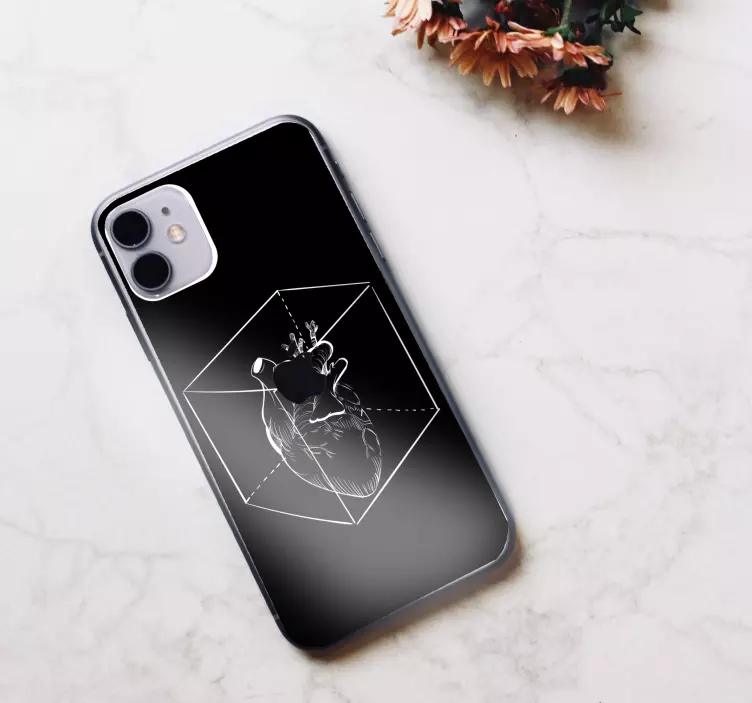 Sticker IPhone herz in schachtel - TenStickers