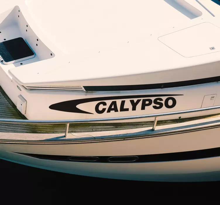 Aufkleber Marine sportbootname - TenStickers