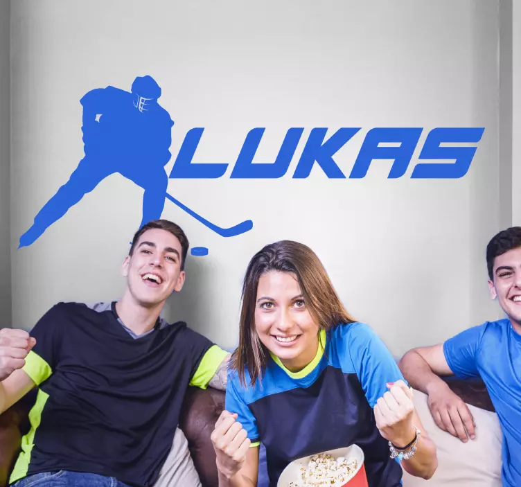 Sticker Sport individuelle hockey-inspiration - TenStickers