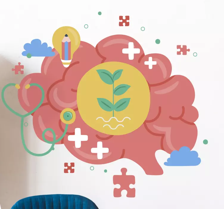 Aufkleber Wissenschaft Brainstorming - TenStickers