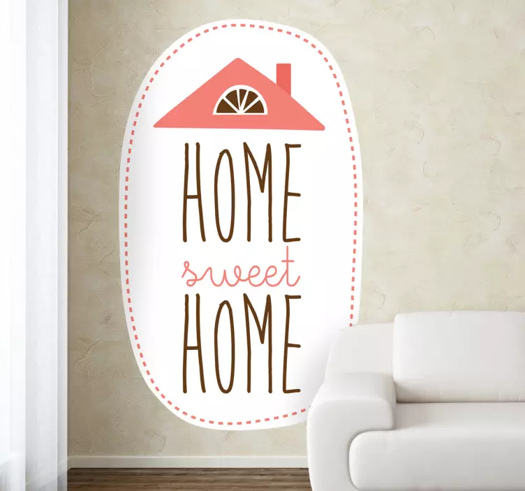 Sweet Home Aufkleber - TenStickers