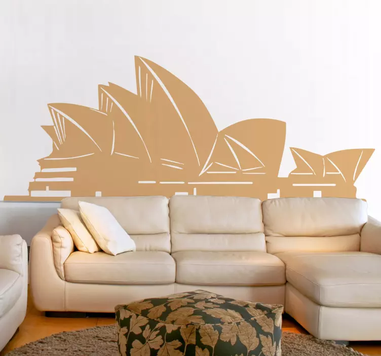 Sydney Opera Aufkleber - TenStickers