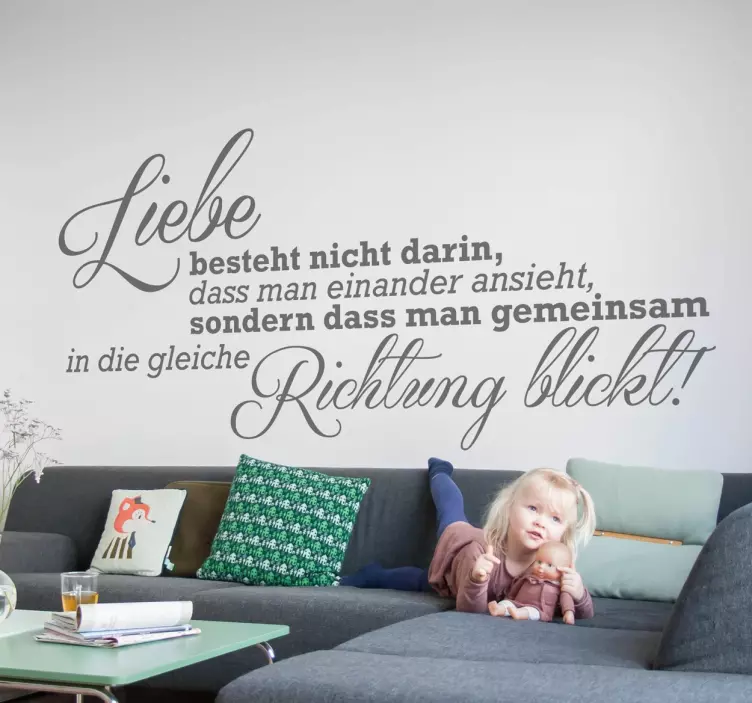 Text Sticker Liebe - TenStickers