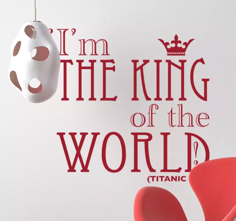 Titanic Zitat Sticker - TenStickers