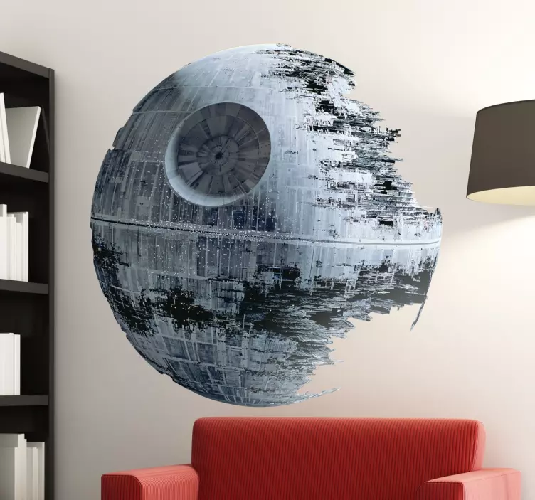 Todesstern Aufkleber Filmvorlage - TenStickers