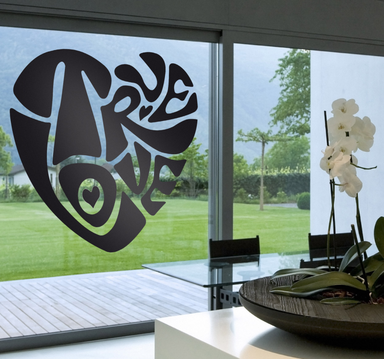 True Love Aufkleber - TenStickers