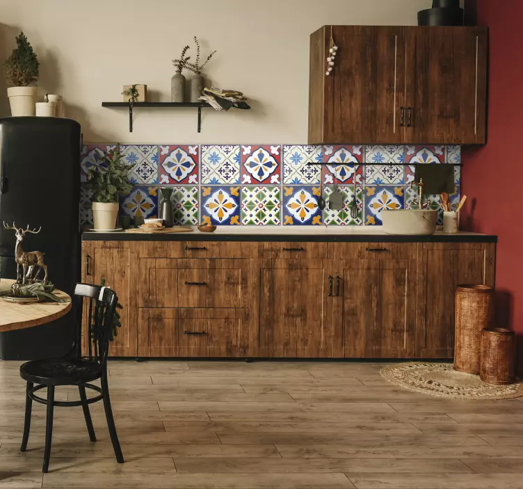 Typischer portugiesischer Fliesenaufkleber - TenStickers