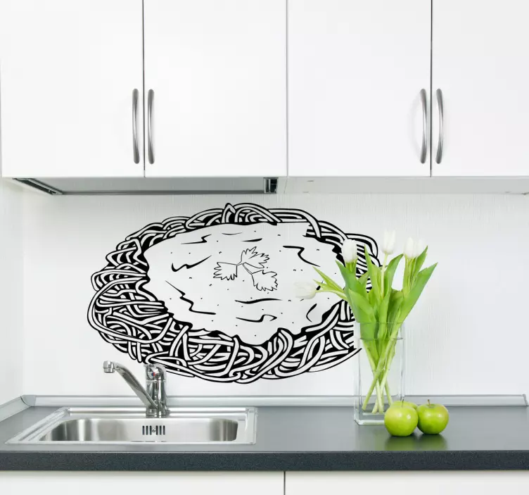 Wandtatto Spaghetti - TenStickers