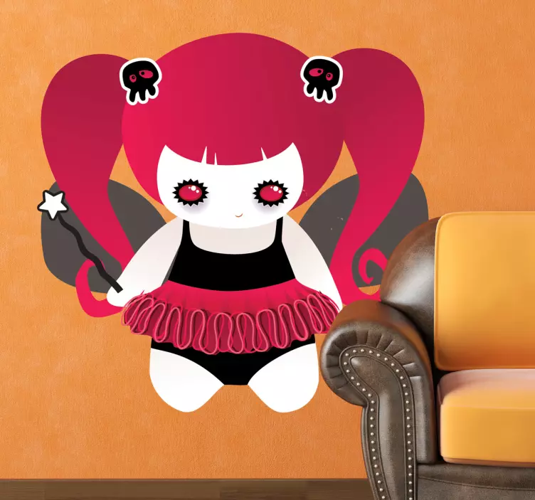 Wandattoo Halloween kleines Mädchen - TenStickers