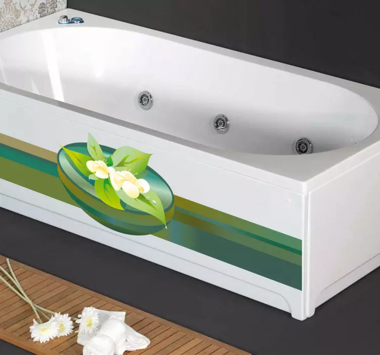 Wandtattoo Badewanne - TenStickers