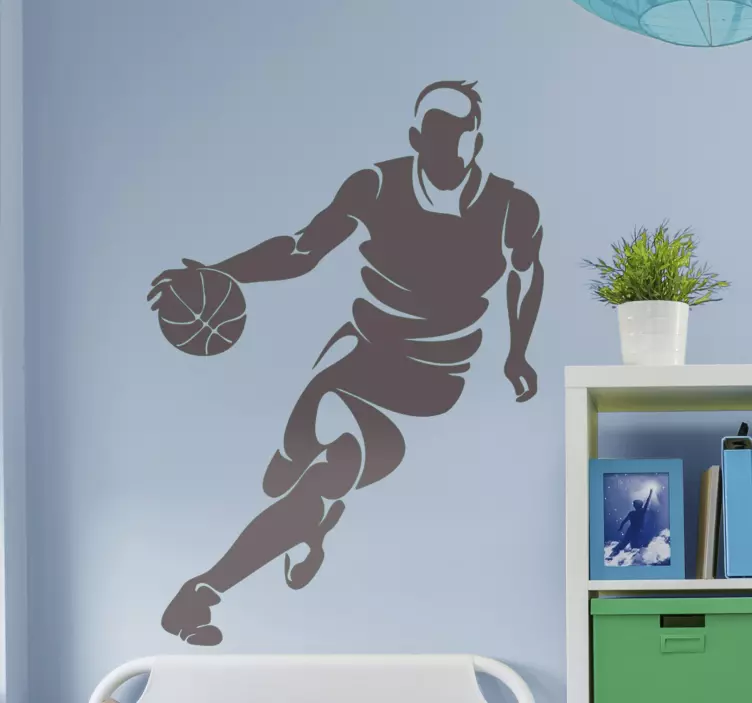 Wandtattoo Professioneller Basketballspieler  - TenStickers