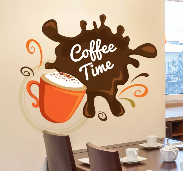 Wandtattoo Coffee Time - TenStickers