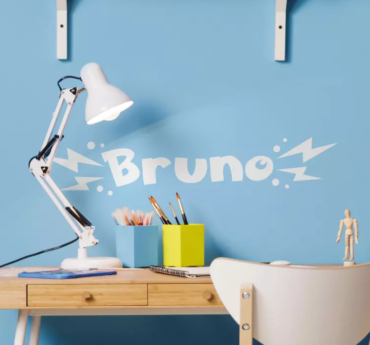 Comic Sticker elektrischer typname - TenStickers