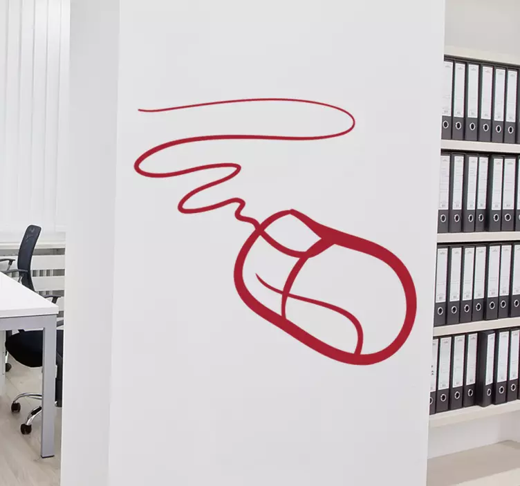 Wandtattoo Computer Maus Wandtattoo Computer Maus - TenStickers