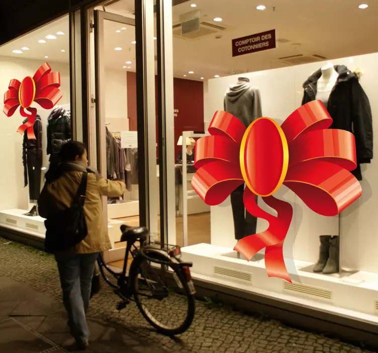 Wandtattoo elegante Weihnachtsdeko - TenStickers