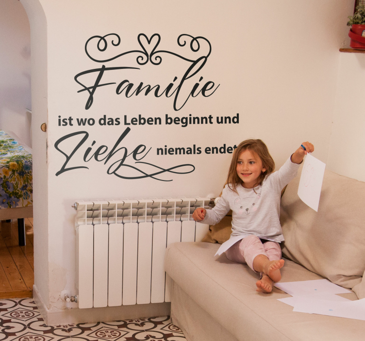 Wandtattoo familiendefinition - TenStickers