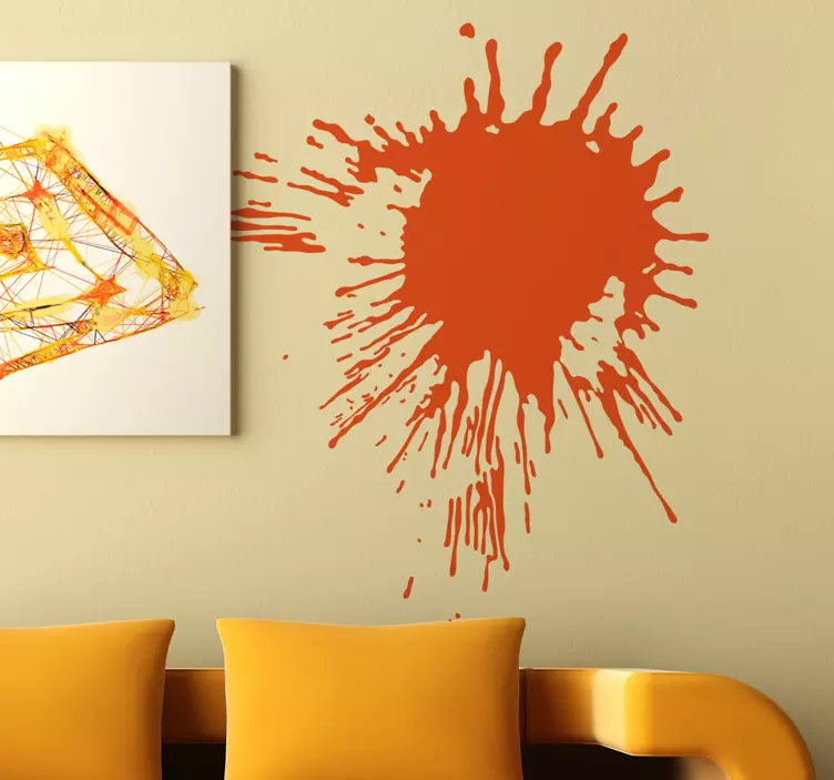 Wandtattoo Farbiges Ornament - TenStickers