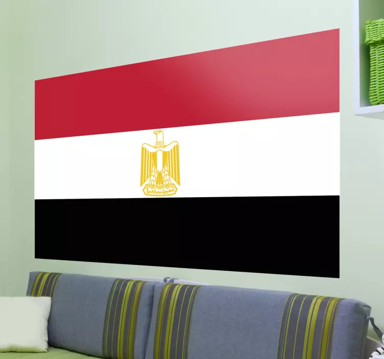 Wandtattoo Flagge Ägypten - TenStickers