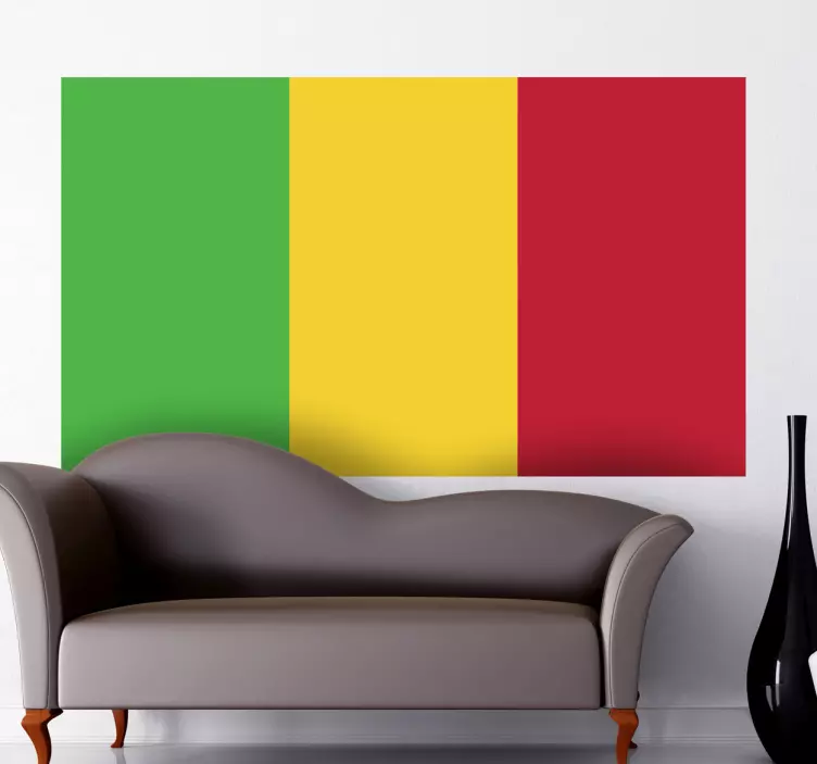 Wandtattoo Flagge Mali - TenStickers