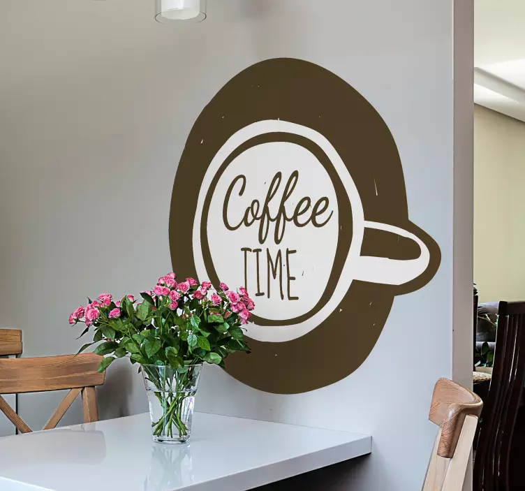 Wandtattoo Gastronomie brühstunde - TenStickers