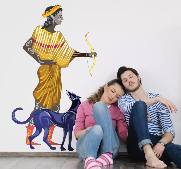Wandtattoo griechische Göttin Artemisa - TenStickers