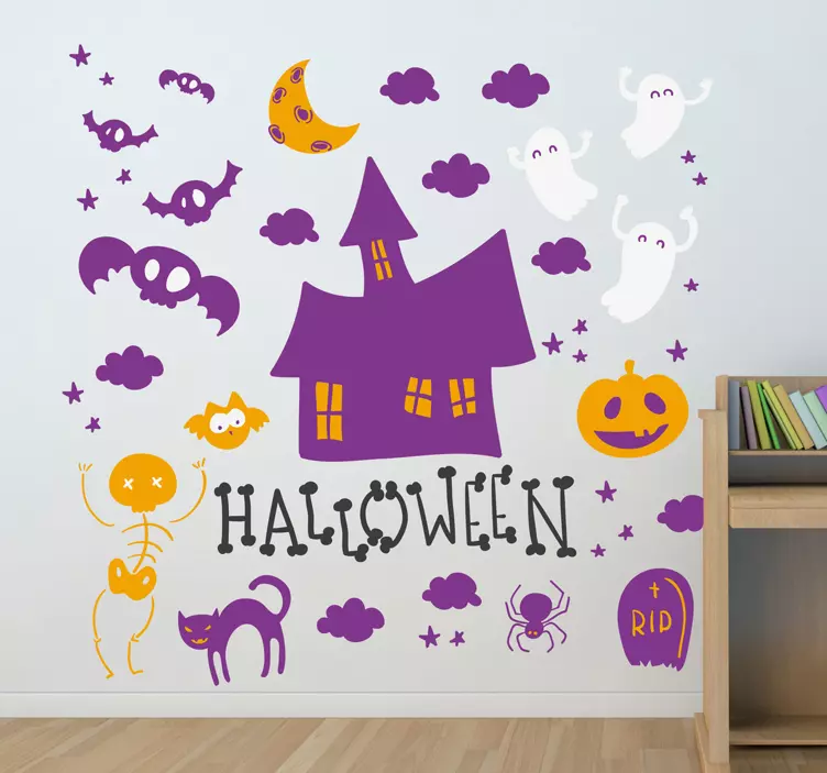 Wandtattoo Halloween Motive - TenStickers