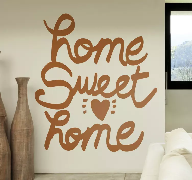 Wandtattoo home sweet home - TenStickers