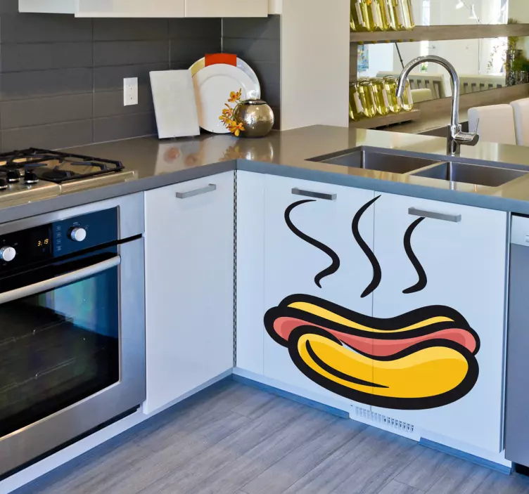 Wandtattoo Hot dog - TenStickers