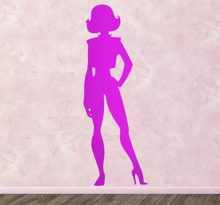 Wandtattoo Kinderzimmer Superheldin - TenStickers