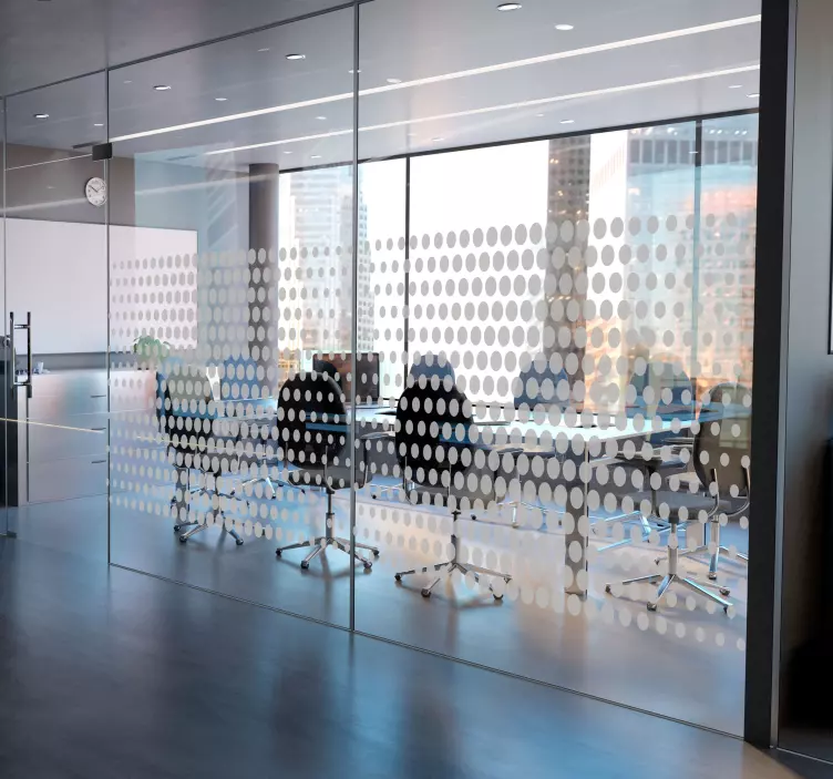 Aufkleber Kreis topos für Büro - TenStickers