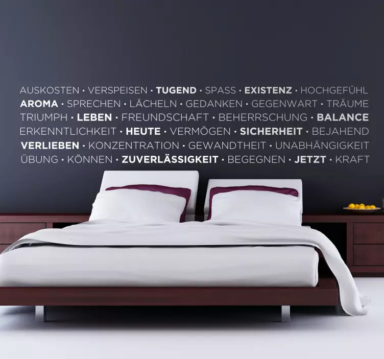 Wandtattoo Lebensweisheiten - TenStickers