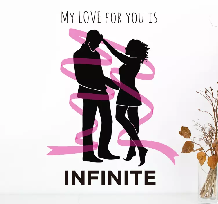 Wandtattoo Love is Infinite - TenStickers